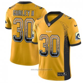 Maglia NFL Limited Los Angeles Rams Gurley Ii Rush Drift Fashion Giallo