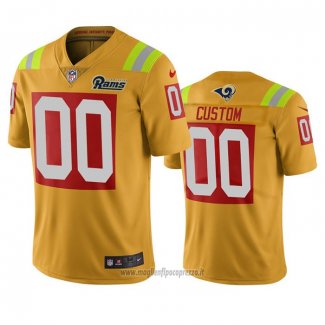 Maglia NFL Limited Los Angeles Rams Personalizzate Citta Edition Giallo