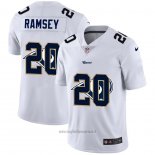 Maglia NFL Limited Los Angeles Rams Ramsey Logo Dual Overlap Bianco