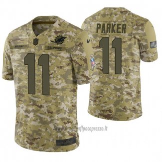 Maglia NFL Limited Miami Dolphins Devante Parker 2018 Salute To Service Camuffamento