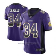 Maglia NFL Limited Minnesota Vikings Andrew Sendejo Viola 2018 Rush Drift Fashion