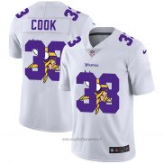 Maglia NFL Limited Minnesota Vikings Cook Logo Dual Overlap Bianco