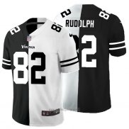 Maglia NFL Limited Minnesota Vikings Rudolph Black White Split