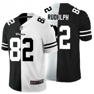 Maglia NFL Limited Minnesota Vikings Rudolph Black White Split