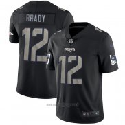 Maglia NFL Limited New England Patriots Brady Black Impact
