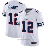 Maglia NFL Limited New England Patriots Brady Team Logo Fashion Bianco