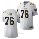 Maglia NFL Limited New England Patriots Isaiah Wynn Golden Edition 2020 Bianco
