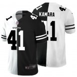 Maglia NFL Limited New Orleans Saints Kamara White Black Split
