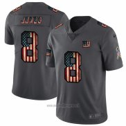 Maglia NFL Limited New York Giants Jones Retro Flag Nero
