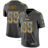 Maglia NFL Limited Pittsburgh Steelers Bush Static Fashion Grigio