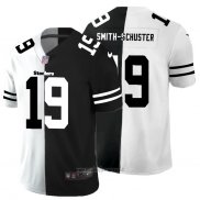 Maglia NFL Limited Pittsburgh Steelers Smith-Schuster White Black Split