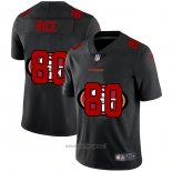 Maglia NFL Limited San Francisco 49ers Rice Logo Dual Overlap Nero