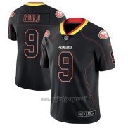 Maglia NFL Limited San Francisco 49ers Robbie Gould Nero Color Rush 2018 Lights Out