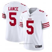 Maglia NFL Limited San Francisco 49ers Trey Lance Vapor Untouchable Bianco