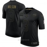 Maglia NFL Limited Seattle Seahawks Wilson 2020 Salute To Service Nero