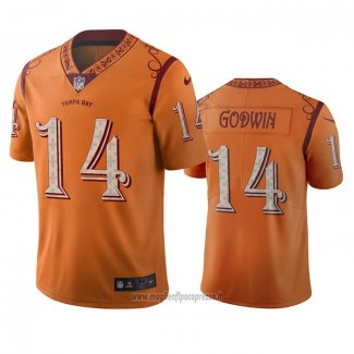 Maglia NFL Limited Tampa Bay Buccaneers Chris Godwin Citta Edition Arancione