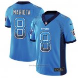 Maglia NFL Limited Tennessee Titans Mariota Rush Drift Fashion Blu