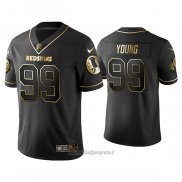 Maglia NFL Limited Washington Commanders Chase Young Golden Edition Nero