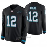 Maglia NFL Therma Manica Lunga Carolina Panthers D.j. Moore Nero
