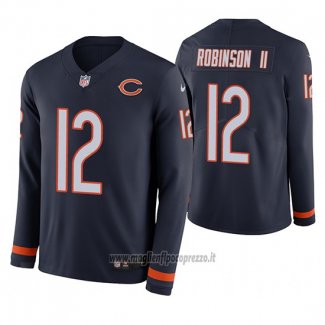 Maglia NFL Therma Manica Lunga Chicago Bears Allen Robinson Blu