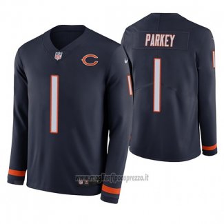 Maglia NFL Therma Manica Lunga Chicago Bears Cody Parkey Blu