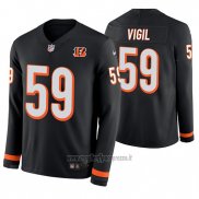 Maglia NFL Therma Manica Lunga Cincinnati Bengals Nick Vigil Nero
