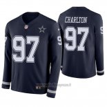 Maglia NFL Therma Manica Lunga Dallas Cowboys Taco Charlton Blu