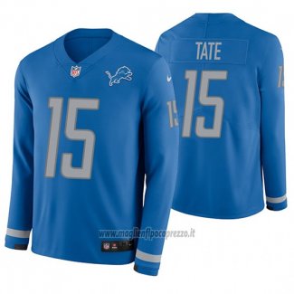 Maglia NFL Therma Manica Lunga Detroit Lions Golden Tate Blu
