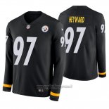 Maglia NFL Therma Manica Lunga Pittsburgh Steelers Cameron Heyward Nero
