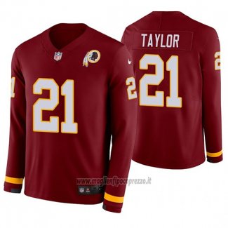 Maglia NFL Therma Manica Lunga Washington Commanders Sean Taylor Rosso